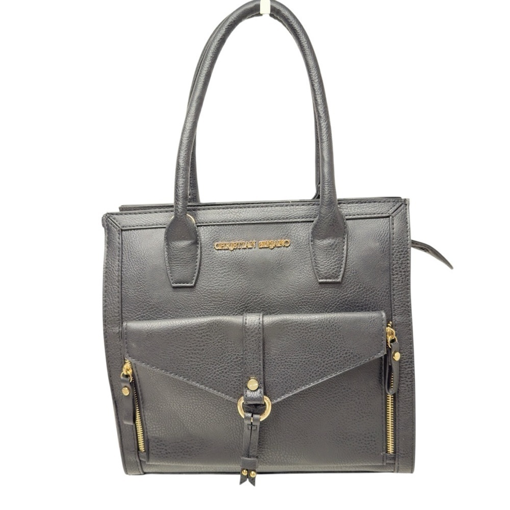 Christian Siriano Lana Large Black Satchel